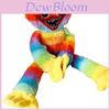 Regenbogen Huggy Wuggy Plüschtier - Inspiriert vom Poppy Playtime Spiel Weich und hochwertig