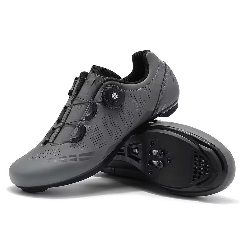 All-Season Mountain Road Cycling Shoes Men Women Breathable Rigid Sole Clipless Compatible