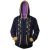 New, animation sweater, steel alchemist, Edward 3D printed sweater zipper cardigan animation periphery