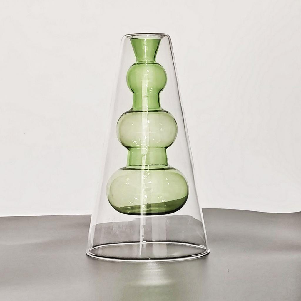 Hydroponic Plant Vase Modern Glass Vase Aromatherapy Bottle for Living Room Bedroom
