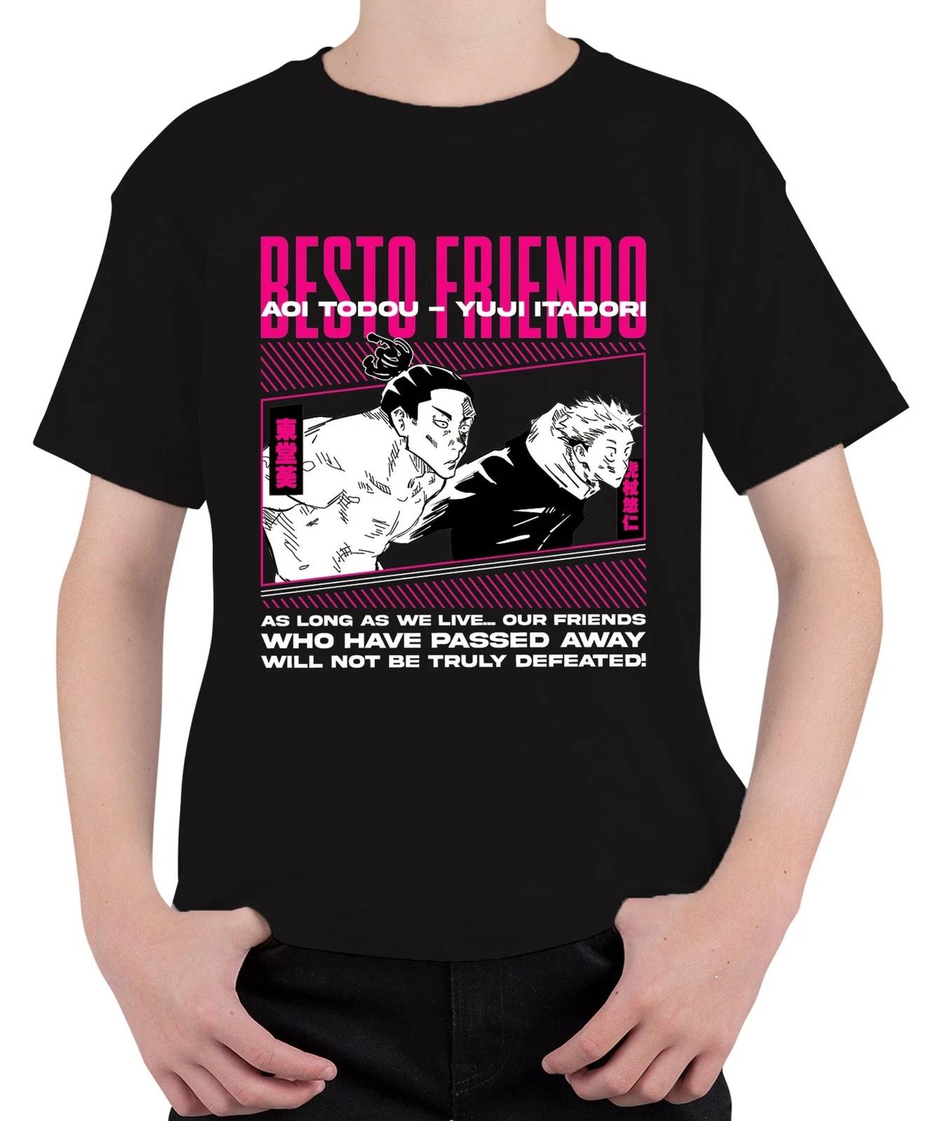 BESTO FRIENDS Jujutsu Kaisen Aoi Todou Yuji Itadori Anime Otaku Unisex Kinder T- S