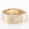 LOUIS VUITTON Berg Nanogram Ring M00214 Pink gold Plated Gold #6.6(US Size) 5.4g Women Used