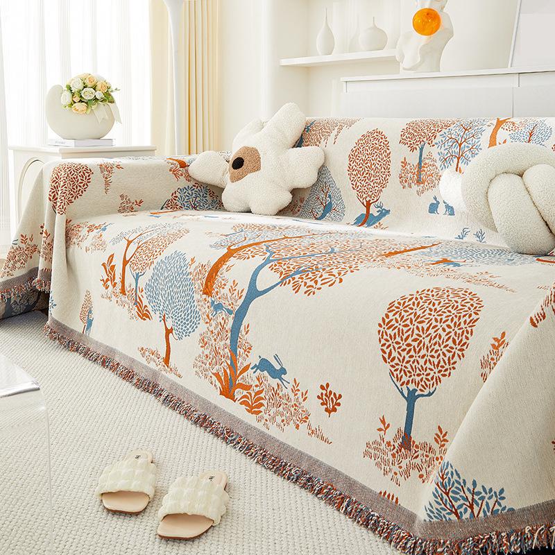 Sofa Cover Blanket For All Seasons All-inclusive Sofa Towel Chenille Cover Living Room Sofa Cover Anti-cat Scratch Sofa Cover