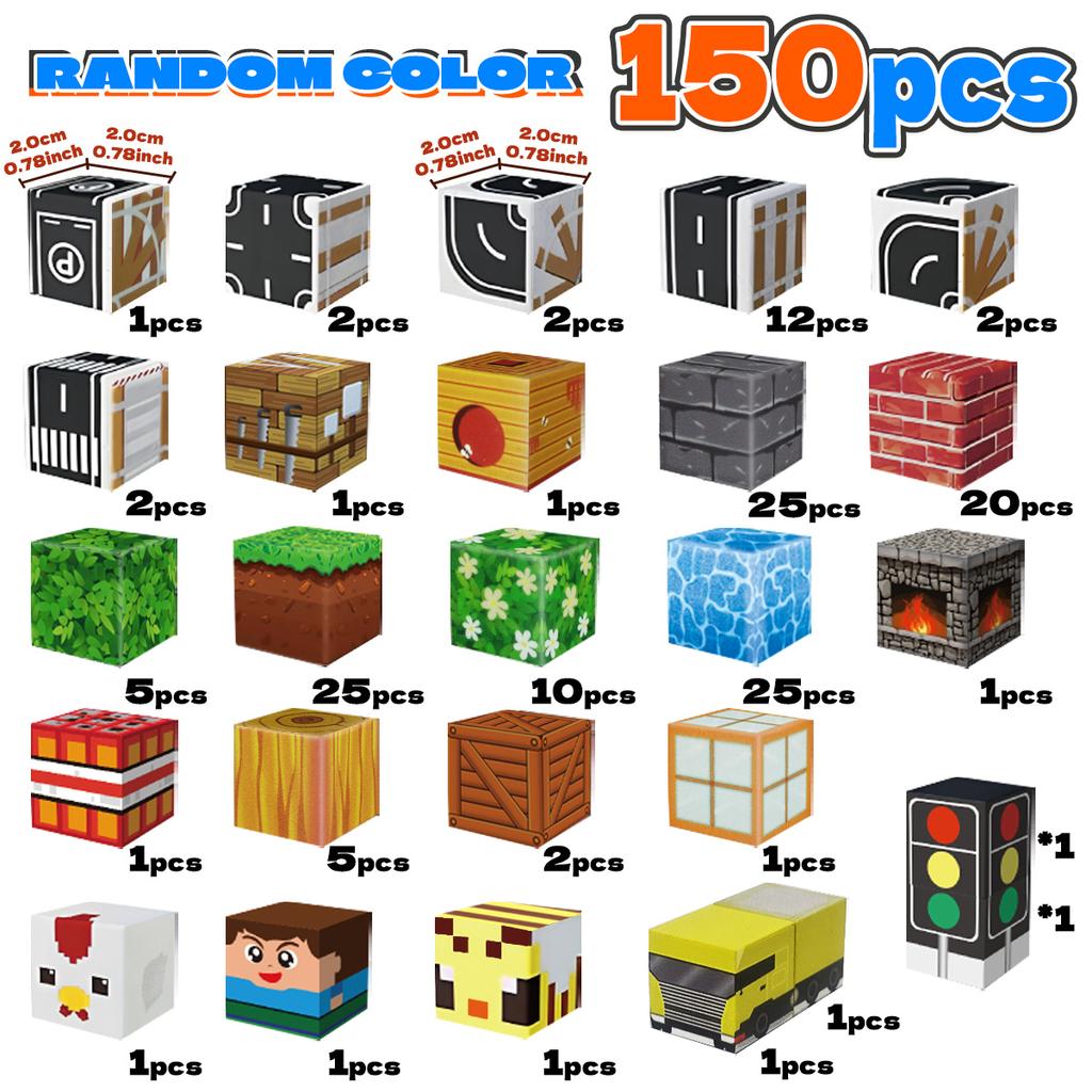 High-Quality Magnetic High-Quality Blocks - High-Quality Grassland High-Quality Magnetic High-Quality Building High-Quality Blocks High-Quality Set