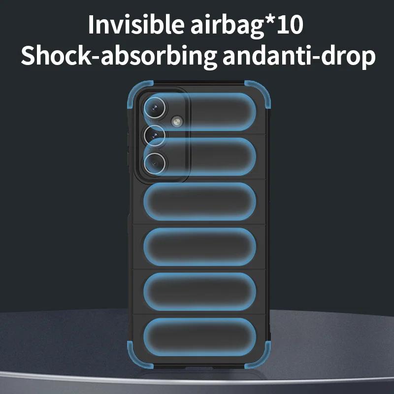 Skin Feeling Flexible Silicone Case for Samsung Galaxy A56 A36 A26 A16 5G Cover Shockproof Fundas Coque