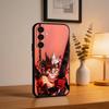 B-Black A-Asta Clover  Phone Case For Samsung  A73,A21s,A22,A31,A32,A52,A53,A71,A80,Soft Black Shell