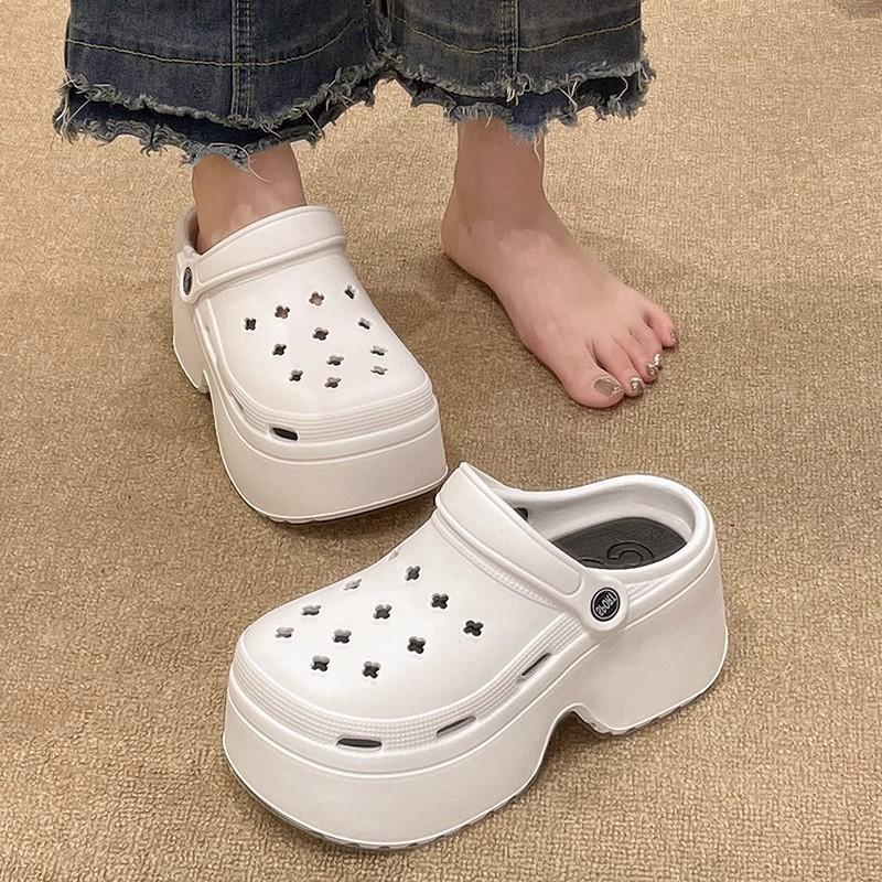 Clogs Women's Sandals Lightweight Outdoor Shoes Summer Garden Shoes Anti Slip EVA Sandals Casual Thick Sole Beach Slides