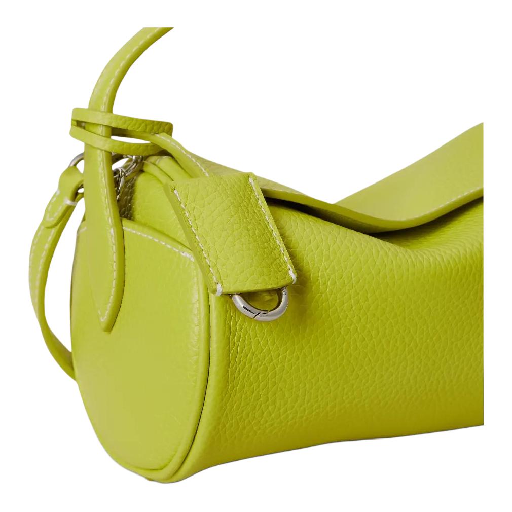 Polo Ralph Lauren Polo Play Small Pony Pattern Embossed Silver Metal Accessories Litchi Grain Leather Shoulder Crossbody Handbag WAPOBAG03920013