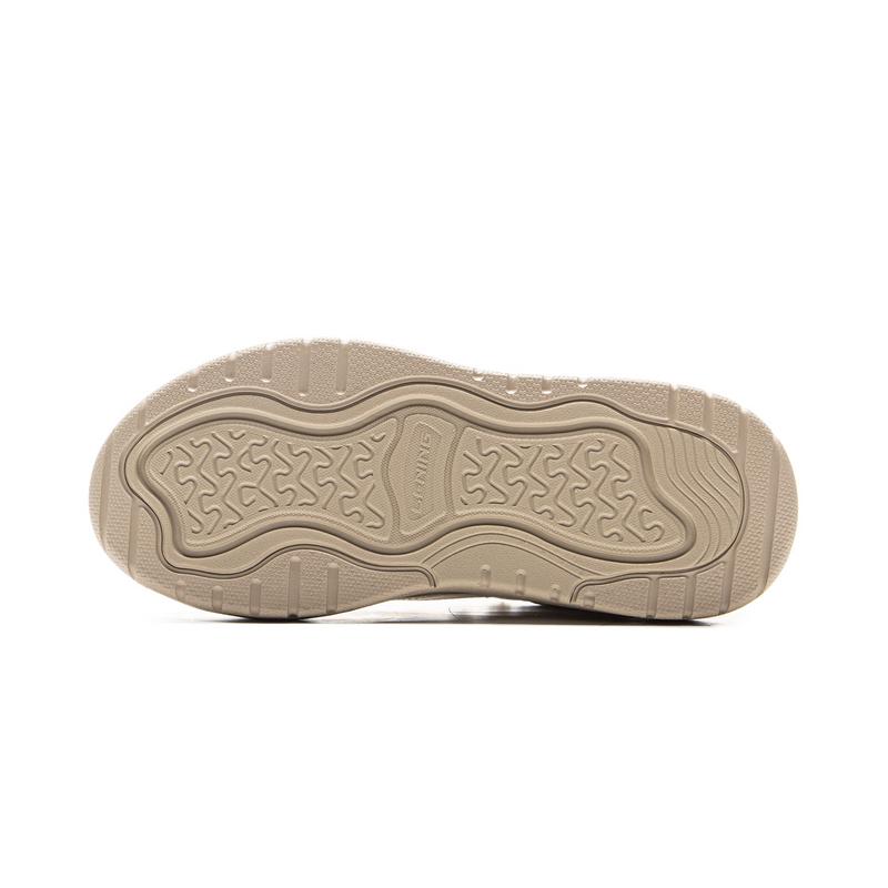 Li Ning Orchid Classic Fashion Retro Versatile Thick Sole Trendy Comfortable Slip Resistant Durable Increased Height Low Top Sneakers AGCV230-1