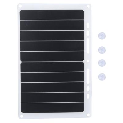 Solar Power Panel Assembly Accessory Monocrystalline Silicon Phone Charge Solar Panel White