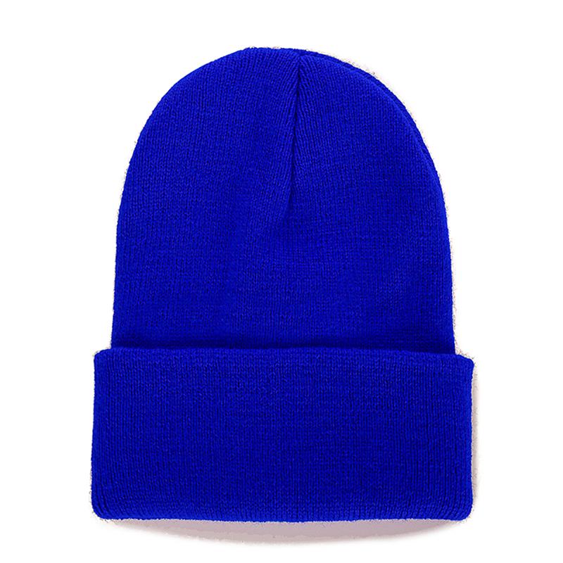 New Unisex Multicolor Autumn & Winter Beanie Hat Men Women Basic Daily Beanie Soft Knitted Hat All-match Streetwear Cap