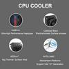 PCCOOLER CPS Paladin EX400 Air-Cooled CPU Cooler, 130mm PWM Fan, 180W TDP, 4 High-Performance Heat Pipes, Nickel-Plated Anti-Oxidation Protective Laye
