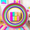 Children's Plastic Ring Toss Game Set for Night Market Stalls and Weddings