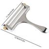 Cheese Slicers Adjustable Thickness Heavy Cheese Cutters with Wires for Soft Semi-Hard Cheese Butter 1-4 Cutting Wires Included