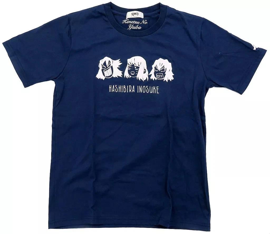 Inosuke Hashibira T-shirt Navy M size Demon Slayer x Avail L