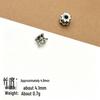 Silver-Plated Retro Distressed Spacer Beads for DIY Beading and Bracelet Weaving