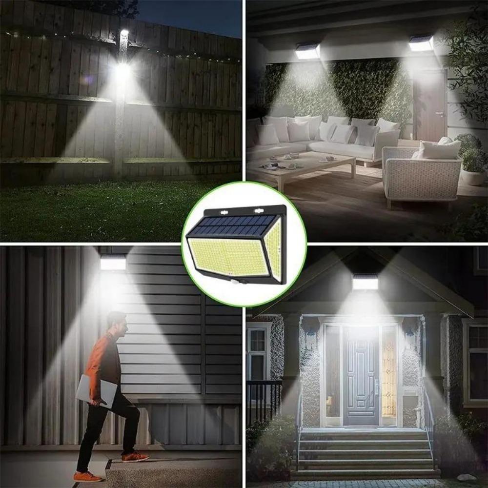 5000LM 248 LED Solar-Wandleuchte emittierende Außen-Garten-Hof wasserdichte Wandleuchte Landschaftsspezifische Beleuchtung