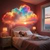 DIY Cloud Light Kit with Music Sync LED USB Powered 3D Thunder Cloud Decor Color Changing Bedroom Lighting