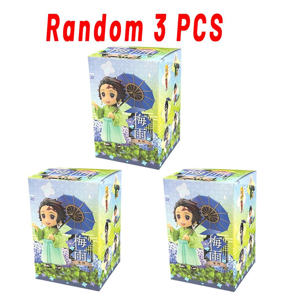 Demon Slayer Figure Toy Anime Kimetsu Yaiba Umbrella Tanjiro Nidouzi Inosuke Zenizu Figurine Model Doll Gifts PVD no series Kid Friendly Entertaining