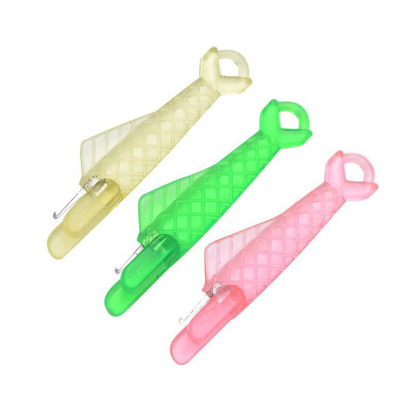 Fish-Shaped Plastic Sewing Needle Threader Tool