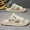 Fashion CYYTL Mens Sandals Outdoor Casual Summer Shoes Beach Walking Slides Slippers Comfort Luxury Designer Lightweight Leather Fashion