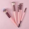 Beginner Makeup Brush Set: Eyeshadow, Loose Powder, Blush, Highlighter, Concealer, Nose Shadow Brushes, Full Beauty Tool Kit