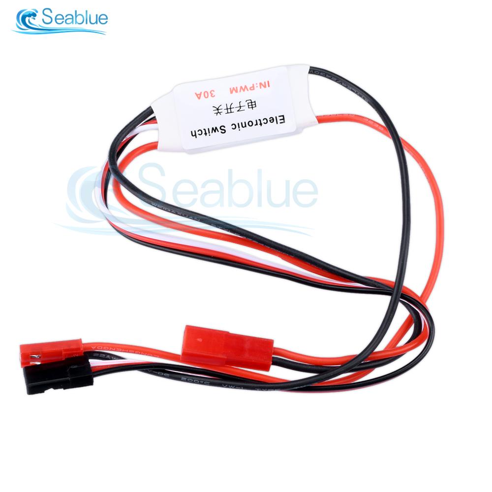 2A/20A/30A Electronic Switch Power DC 3-5V/3-30V/3.7-27V Remote Control Aviation Model Pump Switch Receiver