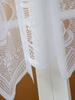 White French Half Curtain Lace Decorative Curved Curtain No Punch Partition Curtain Bedroom Kitchen Living Room Small Curtains