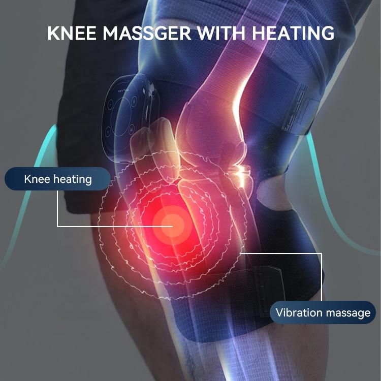 Heated Electric Knee Massager for Pain Relief Vibration Knee Shoulder Elbow Joints Heating Leg Application Brace