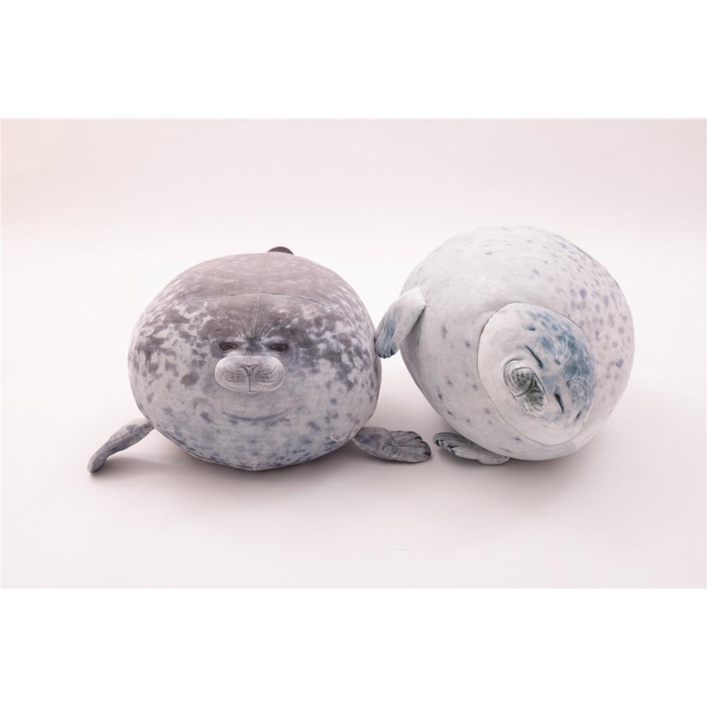 Elastic Crystal Osaka Seal Plush Toy Cushion Cute Aquarium Doll