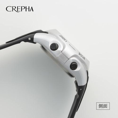 Klefer Men's Digital Watch, Radio-Controlled, with Urethane Strap, Silver, TE-D190-SV