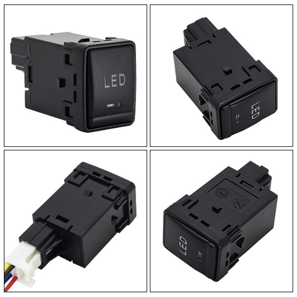1PC fan Rearview mirror folding After Fog Light Driving recorder radar Front Fog Light Switch Button For Nissan X-TRAIL 14-20