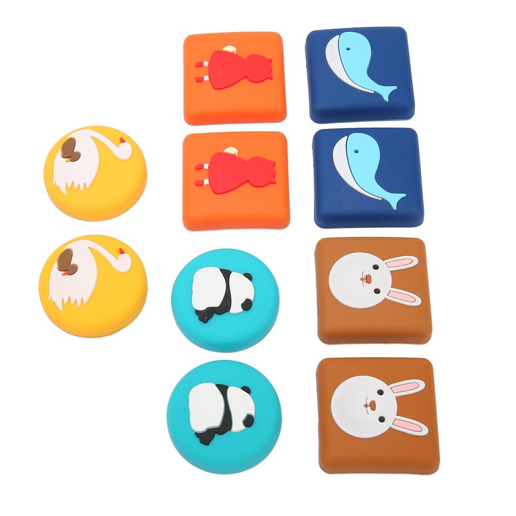 10pcs Wall Protector Door Stop Noise Mitigation Self Adhesive Cartoon Soft Rubber Door Stopper Wall