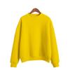 Women's Long Sleeve Sweatshirt Mock Neck Fresh Sweet Pullover Solid Color Casual Top