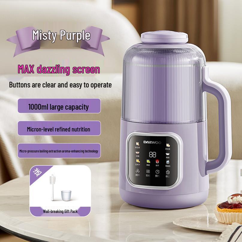 Daewoo SM07 Fully Automatic Soy Milk Maker & Quiet Juicer