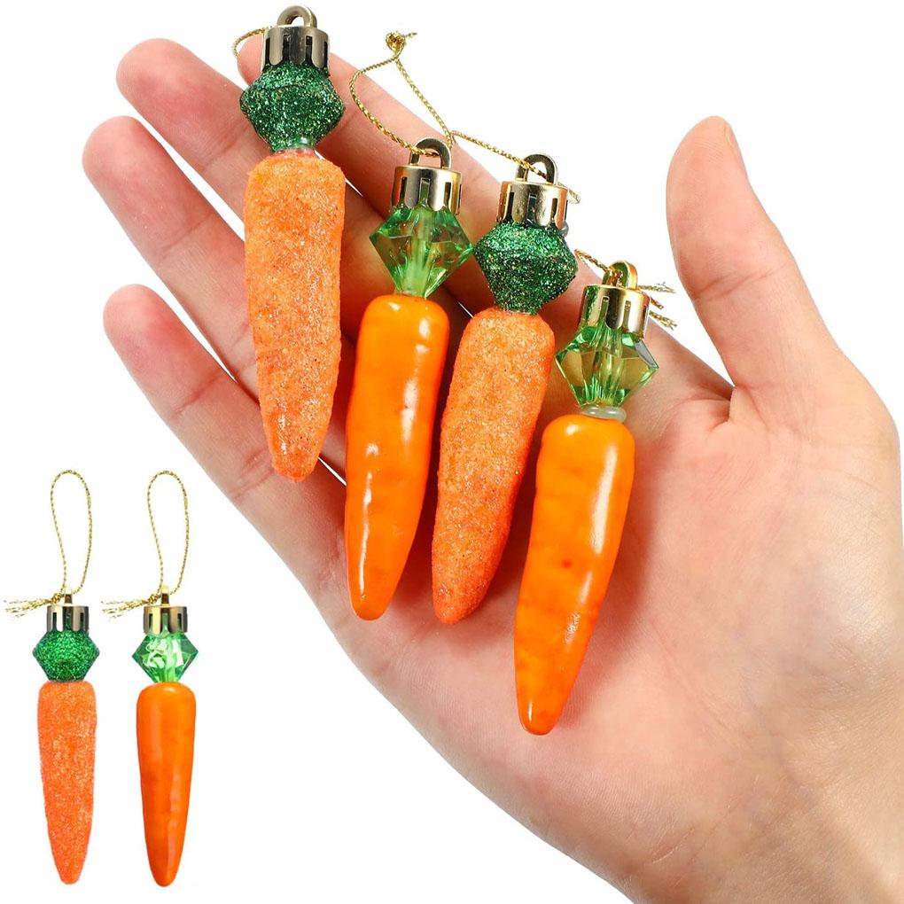 Osterornamente Karottenförmig Karotten-Dekorationen Requisiten Baum Zarte Verzierung Kreative Osterverzierungen für Szenenlayout
