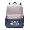 New Life Collection Polyester Backpack Unisex Light Purple Pink & Hidden Gray Blue 192528151-3