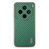 AZNS For Vivo X200s 5G Case Electroplating Carbon Fiber Texture PU + TPU Phone Cover