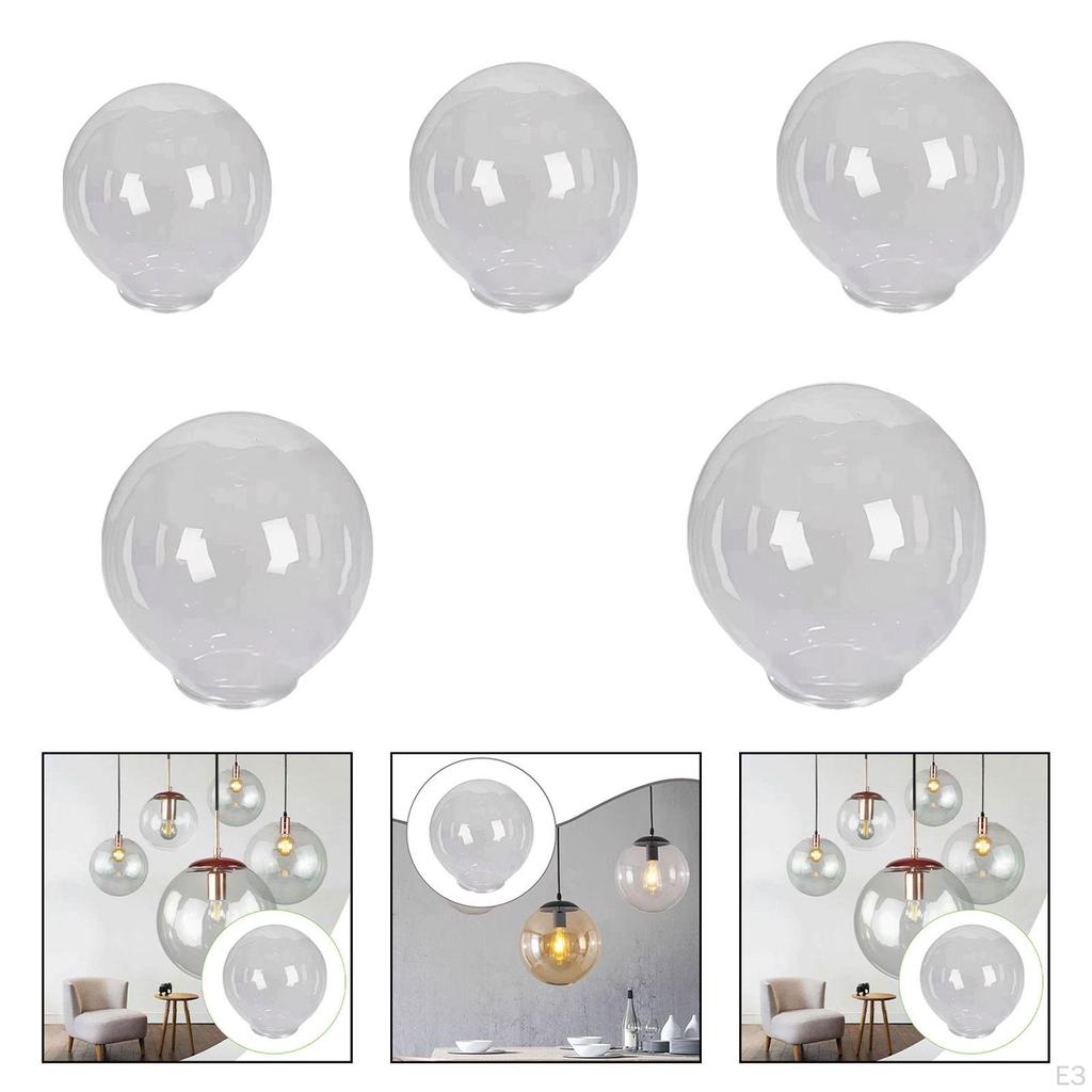 Acrylic Lampshade Outdoor Garden Ball Replacement Lamp Cover Transparent