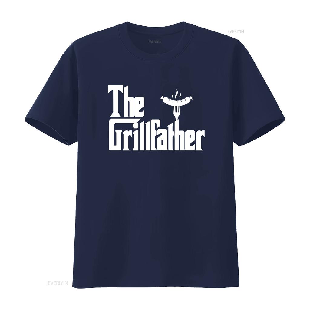 The Grillfather T Shirt Perfect for Barbecue Lovers BBQ Enthusiasts Ideal Fathers Day From Wife vintage Washed designer clothes
