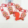 Chinese New Year Wealth Tree Keychain: Festive Red Resin Pendant for Backpacks, Perfect Spring Festival Holiday Gift