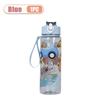 1-10PCS Capybara Cartoon Water Bottle with Straw for  Gift Lightweight Dishwasher Round Reusable Whimsical Design