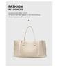 Za 2025 Women's High-End Woven Tote Bag: Fashionable Large-Capacity Handbag & Shoulder Shopping Bag