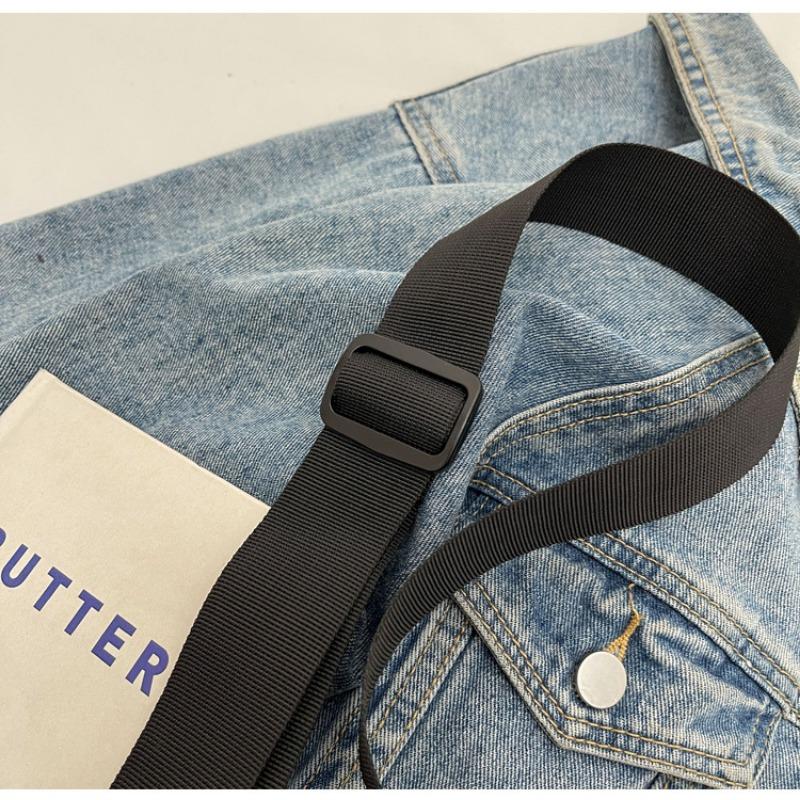 Trendy New Minimalist Messenger Bag TikTok Dropshipping Crossbody Shoulder Bag Casual Unisex Large Capacity Bag