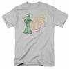 26 Gumby Gums Up Logo T Shirt Mens Licensed Classic TV Show Silver Unisex T-Shirt