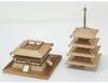 Woody Joe Horyuji Temple Pagoda Wooden Model Assembly Kit 1/150 Five-story (Building)
