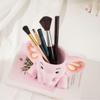 Cute Elephant Pen Holder Storage Box Ornament Home Office Desktop Cartoon Animal Resin Crafts