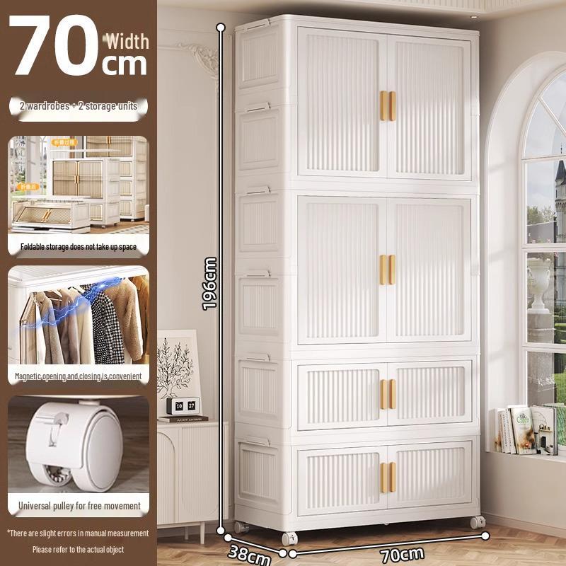 Younai Hängender Kleiderschrank für Kinder: Kleiderschrank für Babykleidung für das Schlafzimmer