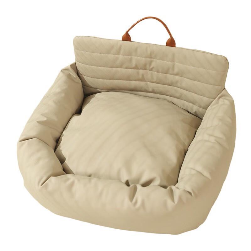 Oujiewang Pet Car Safety Seat with Backrest