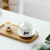 Nanshan Mr. Hand-Painted Ceramic Panda Gongfu Gaiwan Tea Set